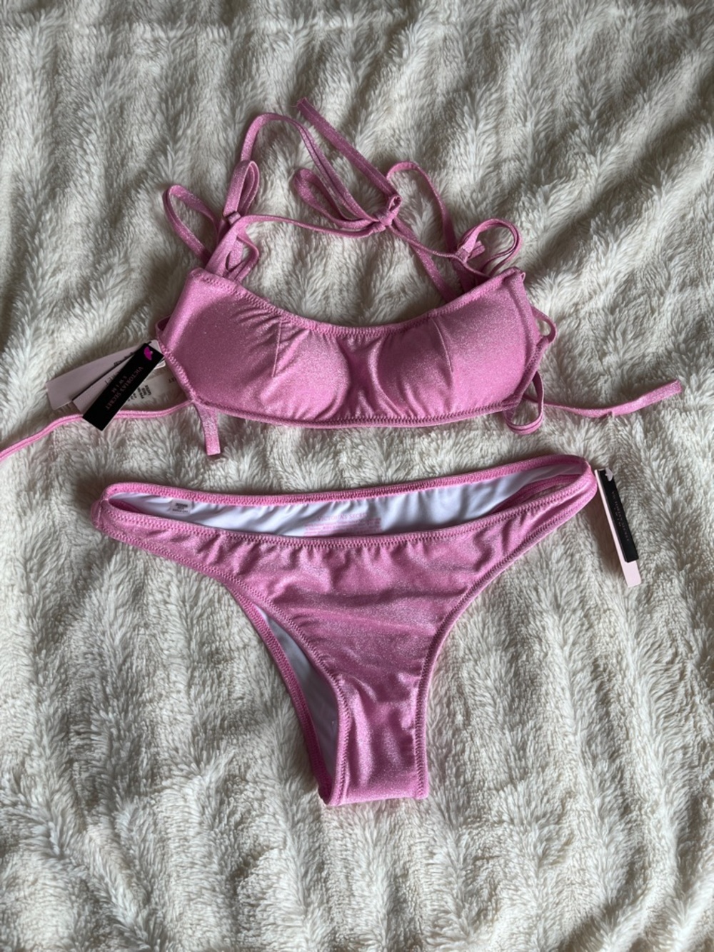 Victoria's Secret Shimmery Pink Bikini Set- NWT